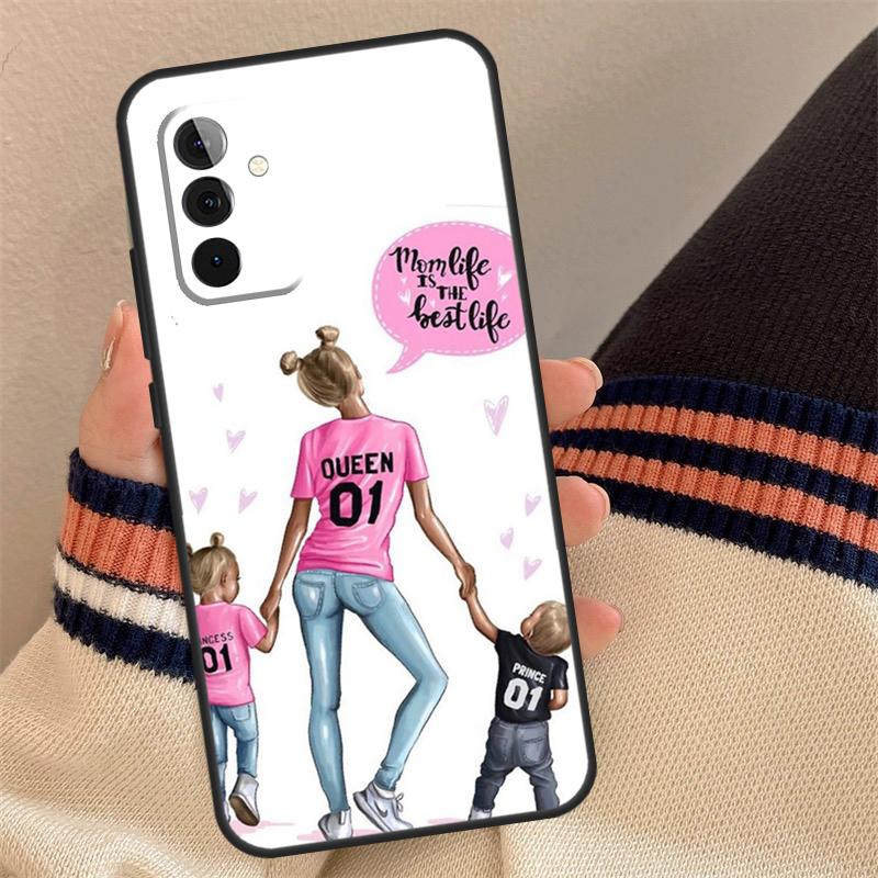 СУПЕР МАМА МАМА МАМА МАЛЫШ Чехол Для Samsung Galaxy A14 A54 A34 A24 A52 A32 A22 A12 A51 A71 A33 A23 A13 A53 Чехол Funda