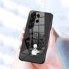 Чехол для телефона G-Grim F-Fandango для Samsung S26 S25 S24 FE S23 S22 S21 Plus S20 Ultra Note20Ultra Черный Стеклянный Чехол