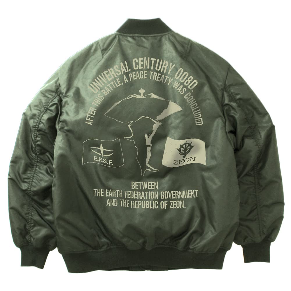 COSPA Mobile Suit Gundam A Baoa Qu MA-1 Jacket MOSS Medium