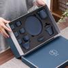Light luxury ceramic Kung Fu tea set, a full set of tea trays, teapots, teacups, high-end gift boxes, office enterprises send gifts