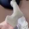 Solid Color Versatile Wool Socks Autumn And Winter Velvet Warm Men'S And Women'S Same Medium Tube Socks Stacked Home Floor Socks Sleep Socks