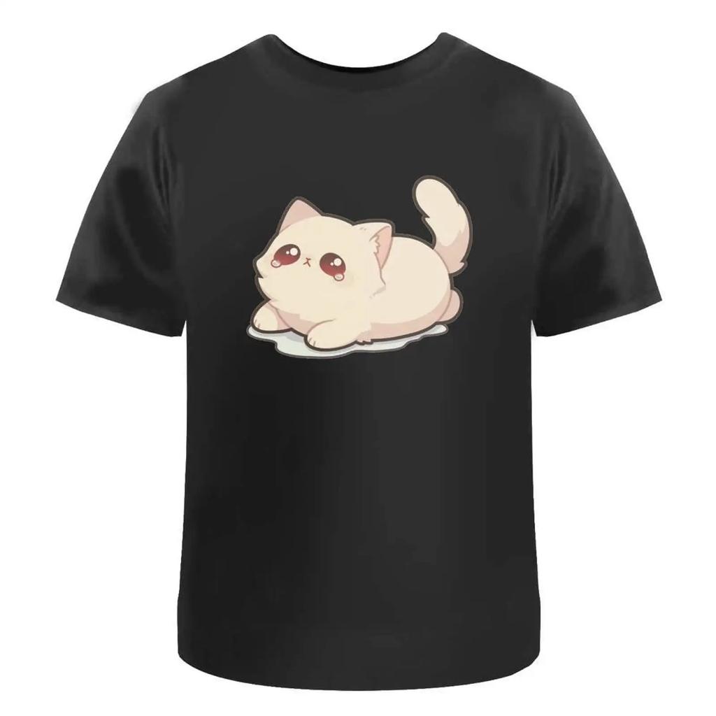 T Shirt Quot Cute Sad Kitten 100 Baumwolle S Xxl Ta054112 Vintage Casual Designer Clothes Top For Everyday Wear