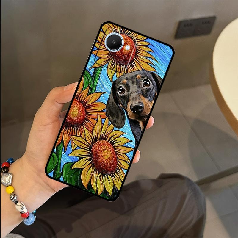 Dachshund Dog Animal Case For Realme C71 C75 C55 C51 C53 C25 C63 C61 C65 C67 GT6 GT7 Pro 11 12 13 14 15 Pro Plus