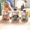 Cute Cute Traffic Police Bear Pendant Plush Toys Fire Police Bag Hanging Keychain Doll