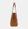 [Pre-Owned] Classic Printed Rabbit Zipper Leather Shopping Tote Bag - Good #DQJGIU