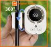 Xiaomi Регулируемый по скорости зажимной вентилятор на пояс 199, мини-портативный вентилятор с USB Type-C, перезаряжаемый, со светодиодным дисплеем и фонариком, охлаждение без помощи рук
