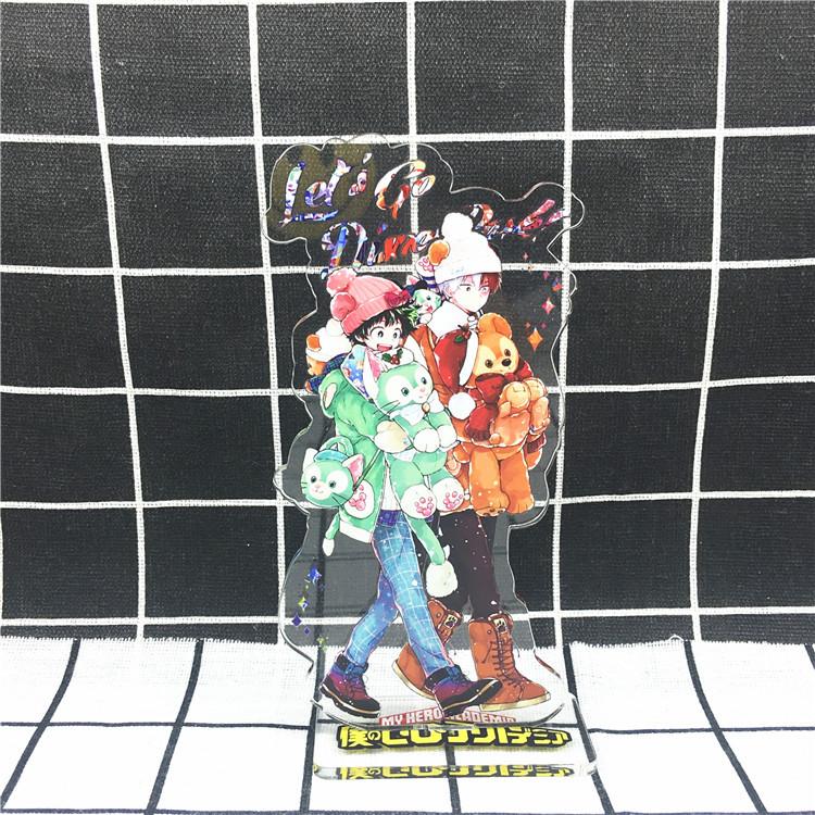 Игровая аниме-геройская академия, акриловая подставка для персонажей, брелок для ключей, акриловая подставка для фигурки, окрашенный декор стола, украшение, подарок