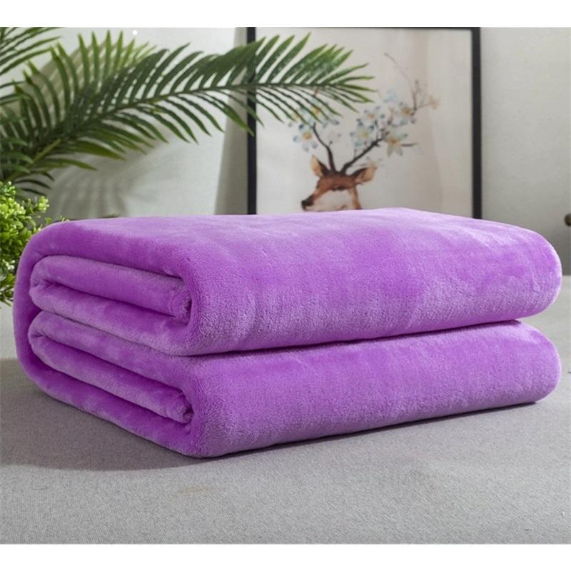 Фланелевый плед Летний Кондиционер Накидка Мягкий Флис Офисный Плед для Сна Однослойный Двусторонний Плюшевый Плед на Все Сезоны