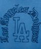 New Era Mlb La Dodgers Old English Arch Standard Hood Deep Blue