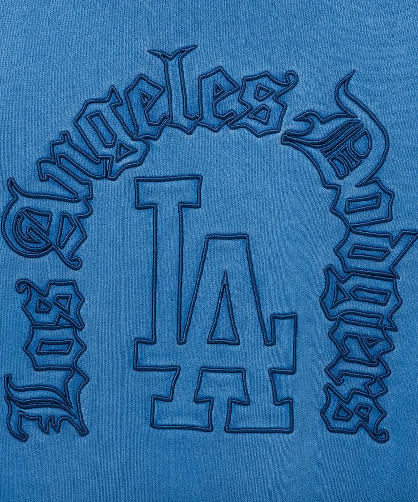 New Era Mlb La Dodgers Old English Arch Standard Hood Deep Blue