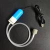 Small Aquarium Air Pump 1W Silent Energy Saving Oxygen Bubble Air Stone for Desktop Office Fish Tanks