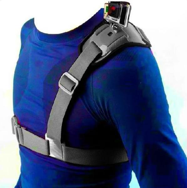 Аксессуары для Gopro, плечевой ремень, крепление для Gopro Hero12 11 10 9 7 5 4 3 2 SJ4000 Eken H9, адаптер нагрудного ремня для камеры