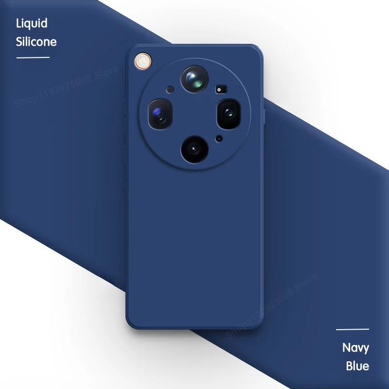 Чехол для OPPO Find X9 Ultra X9 Pro Жидкий силикон Защита объектива камеры Чехлы для телефона для OPPO Find X9 Ultra X9 Pro Мягкий чехол