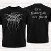 2025 Логотип Darkthrone Черная футболка Футболка Футболки Топы Унисекс Хлопок Короткий рукав Хай-стрит