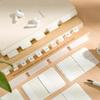 40/80/160 Pages Frosted Simple Pure White Index Stickers Transparent Label Stickers DIY Sticky Notes Office School Supplies