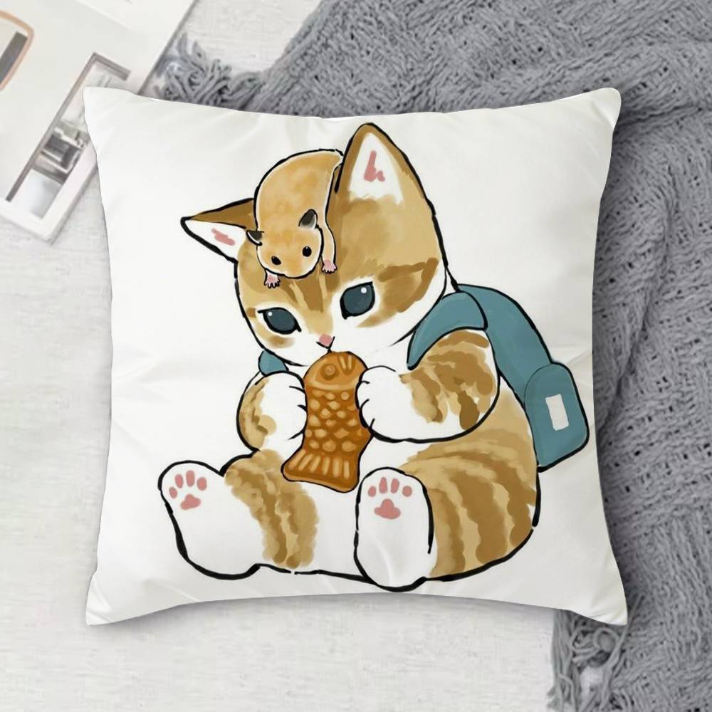 Hot Sale MMofusand Doublesided Printed Square Decorative Cushion Cover for Sofa Living Room Home Decor