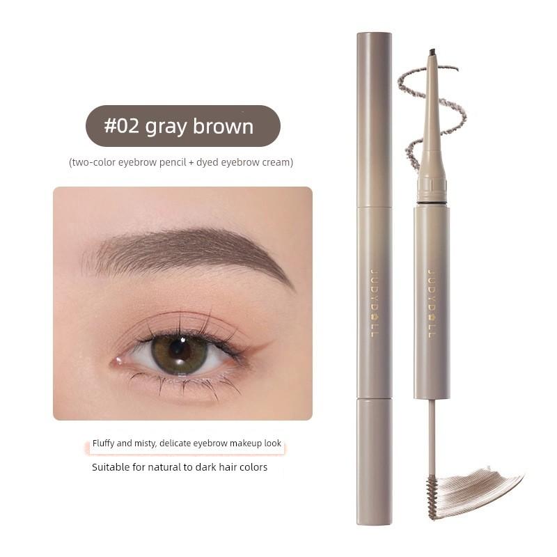 Judydoll Orange Eyebrow Dyeing Cream Waterproof and Long-Lasting Non-Fading Eyebrow Brush Light-Colored Eyebrow Brush Brown for Women