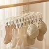 Heavy Duty Multi-Clip Drying Rack Stainless Steel Windproof Clothing Rack Laundry Hanger  Outdoor