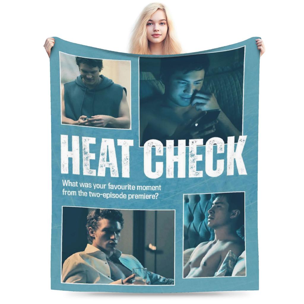 Вязаные одеяла Heated Rivalry Флис Канадский Спорт Романтика Сверхмягкие пледы для спальни дивана покрывало