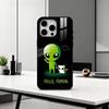 Cool C-Cartoon Alien Space   Phone Case For iPhone17,16,15,14,13,12,11 Plus,Pro Max Magnetic For Magsafe Wireless Charging