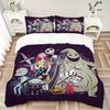 3Pcs Nightmare Before Christmas Characters Bedding Sets For All Sizes New 3D Printed Bed Cover Comforter Duvet Cover Pillowcase Bedroom Decoration