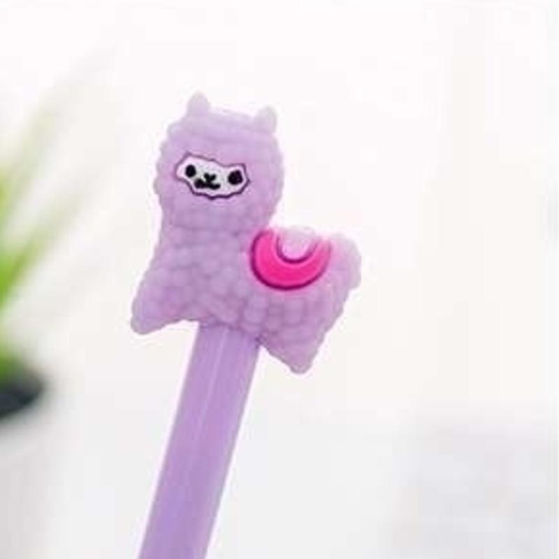 1 шт. гелевые ручки корейские мультяшные креативные гелевые ручки из альпаки для студентов, канцелярские принадлежности, черная ручка для подписи