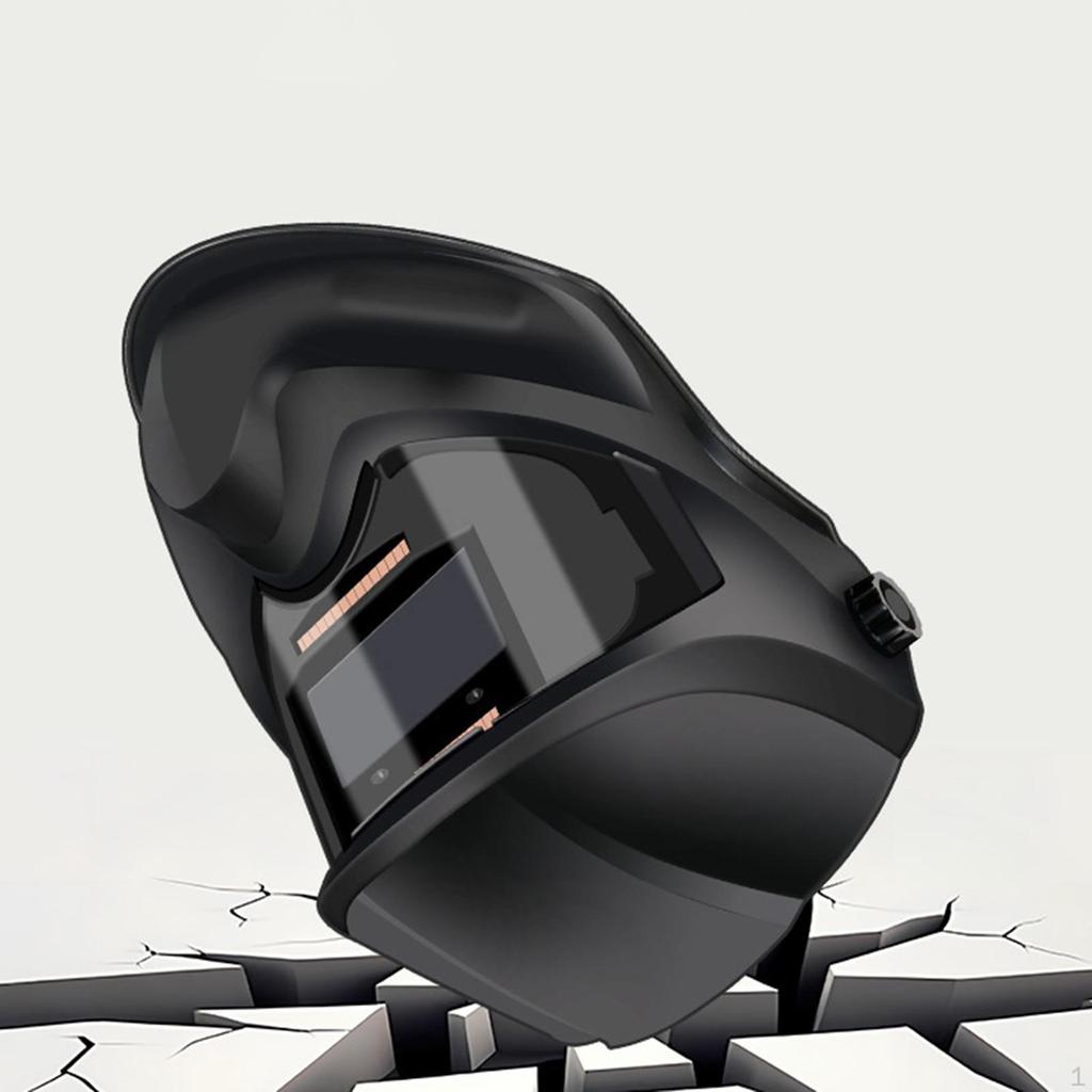 Auto Darkening Welding Helmet Welder Mask Hood Cap Protective Gear Hard Hat Headgear for Industrial,