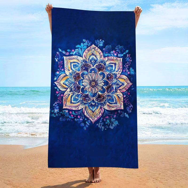 Ultra Absorbent Microfiber Beach Towel Quick Dry Printed Large Bath 90x180cm