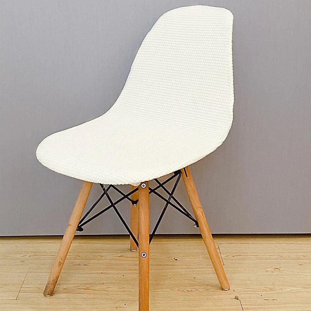 Жаккардовый скандинавский чехол на стул, регулируемый стул с круглой спинкой, чехол для стульев для столовой, барных стульев, 1/2/4/6 шт.