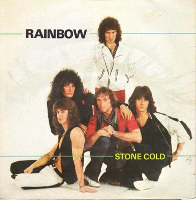 7-дюймовая пластинка RAINBOW Stone Cold POSP421 Polydor 1982 UK Rock Б/у