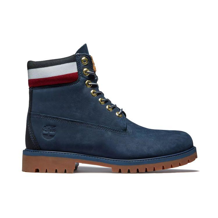 Timberland Heritage Series Comfortable Durable Martin Boots Men Boots Blue A2M59019
