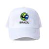 Men Women Football Brazil Team Snapback Cap 2018 Brazil Fan Soccer Sports Cap Yellow Green Brazil National Parrot Flag Hat YY456