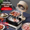 Portable Mini Desktop Range Hood with Removable Oil Fume Filter