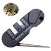 Portable Tungsten Ceramic Carbide Knife Whetstone Sharpener Sharpen Fish Hook Pocket Diamond Tool Camp Hike Outdoor
