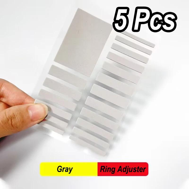 Универсальные наклейки-уменьшители размера кольца, невидимые подушечки-регуляторы для свободных колец, самоклеящийся инструмент для подгонки, защита для ювелирных изделий