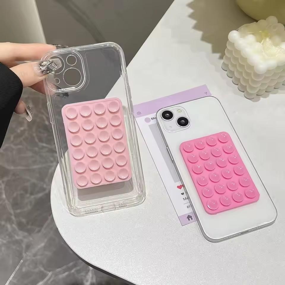 Прозрачный чехол для телефона с 3D присоской и подушкой безопасности для Xiaomi Redmi Note 14 Pro Plus 5G 13 12S 12 11 10 Redmi 14C 13C 12C4G Ударопрочный чехол