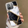 Ударопрочный чехол для телефона с геометрическим мраморным узором для Xiaomi Poco X7 X6 X5 X3 Pro F7 Ultra M8 Redmi 15C 15 14C 13C 12C 10C 13 12 10