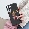 For Samsung Galaxy S21 S21 FE Case S21 Plus Flower Gold Letter A Z Soft Silicone Phone Cover For Samsung S21 Ultra Bumper S21+