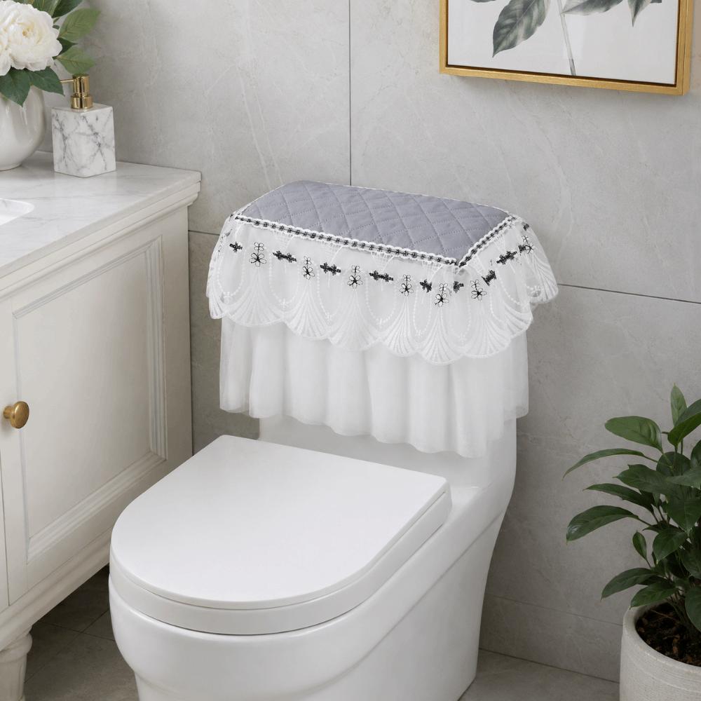 Court Style Toilet Water Tank Cover Vintage Toilet Closestool Cover Toilet Cover  Home