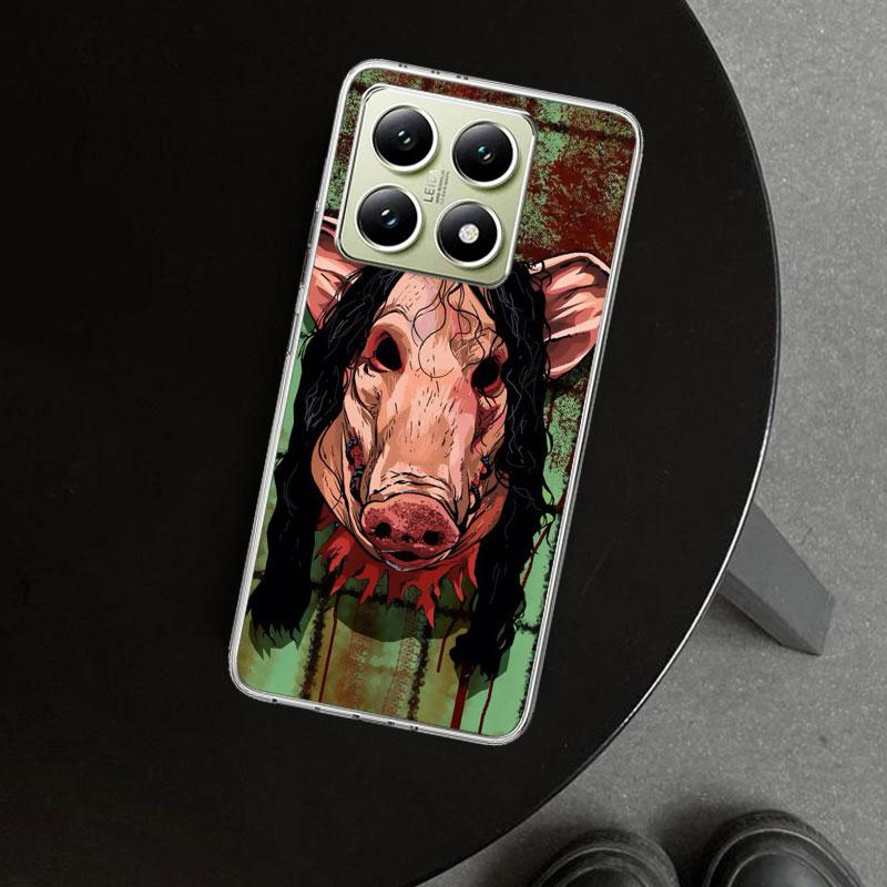 The Jigsaw Killer Horror Phone Case Cover for Xiaomi Redmi Note 15 14 13 12 11 Pro Plus 14S 12S 11S 11T 11E 10S 10 Customized Fu