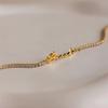 CE Certification Valentine's Day Gift Tennis Chain CZ Laser Cutting Stainless Steel Personalized Name Bracelet