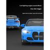 1/32 BMW M4 Coupe Sports Car Alloy Die Casting Metal Model Sound & Light Pull Back Toy Trendy Collect Ornament Boys Toy Present