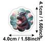 10/30/50PCS Cute Present Flowers Animals Sticky PVC Sticker DIY Laptop Luggage Skateboard Decoration Scrapbooking for Kids