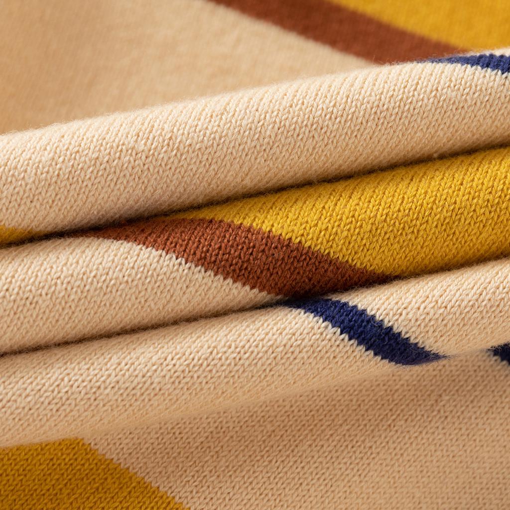 Fashion Striped Boys Sweater 2024 Autumn and Winter Children's Embroidered Bottom Shirt Baby Korean Version Sweater Tide