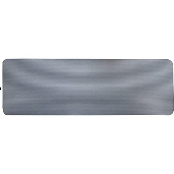 Экологичный нескользящий коврик для йоги с липкой поверхностью и ремнем для переноски для дома,(4мм) (Размер:183см* 61см* 0,4см) (Пакет из 1) (серый)