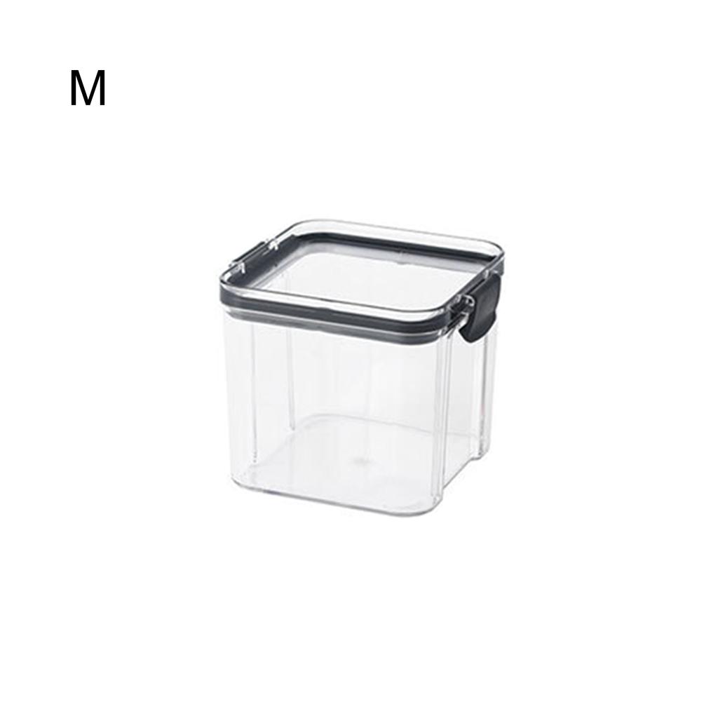 Moisture-proof Storage Container Lid Transparent Jar Stackable Sealed