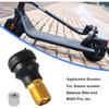 10 Pcs Tubeless Tire Valve Stems Vacuum Valve for Xiaomi Scooter M365 Pro Motorcycle Electric Scooter Straight Rubber Less 9mm Diameter