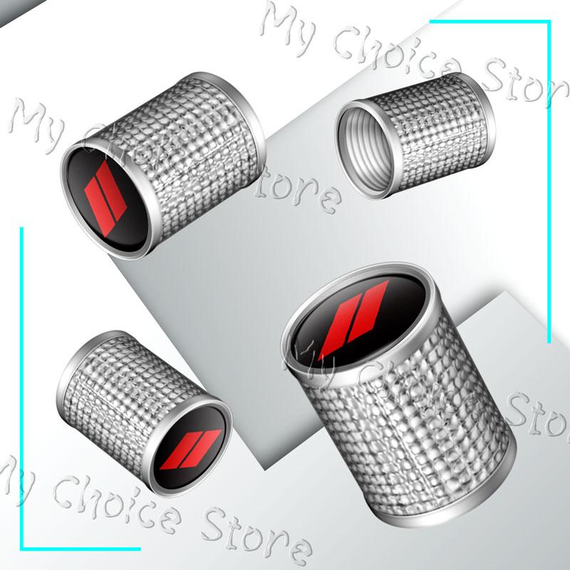 4Pcs/Set Emblem Car Metal Alloy Tire Valve Caps Wheel Stem Air Dust Covers For Dodge Challenger Charger Journey Durango Ram 1500 T777