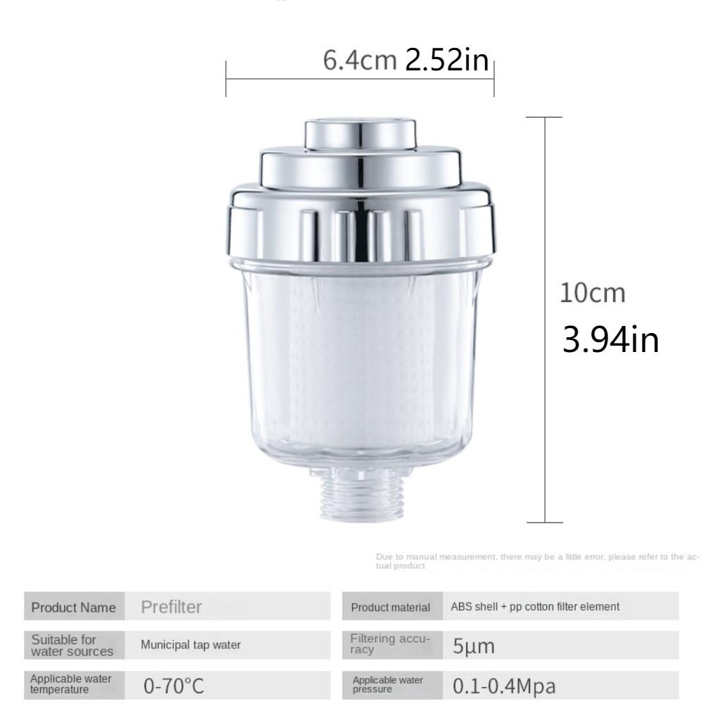 Cleanable Bathroom Water Purifier Replaceable Faucet Water Purifier Shower Head Filter  Kitchen