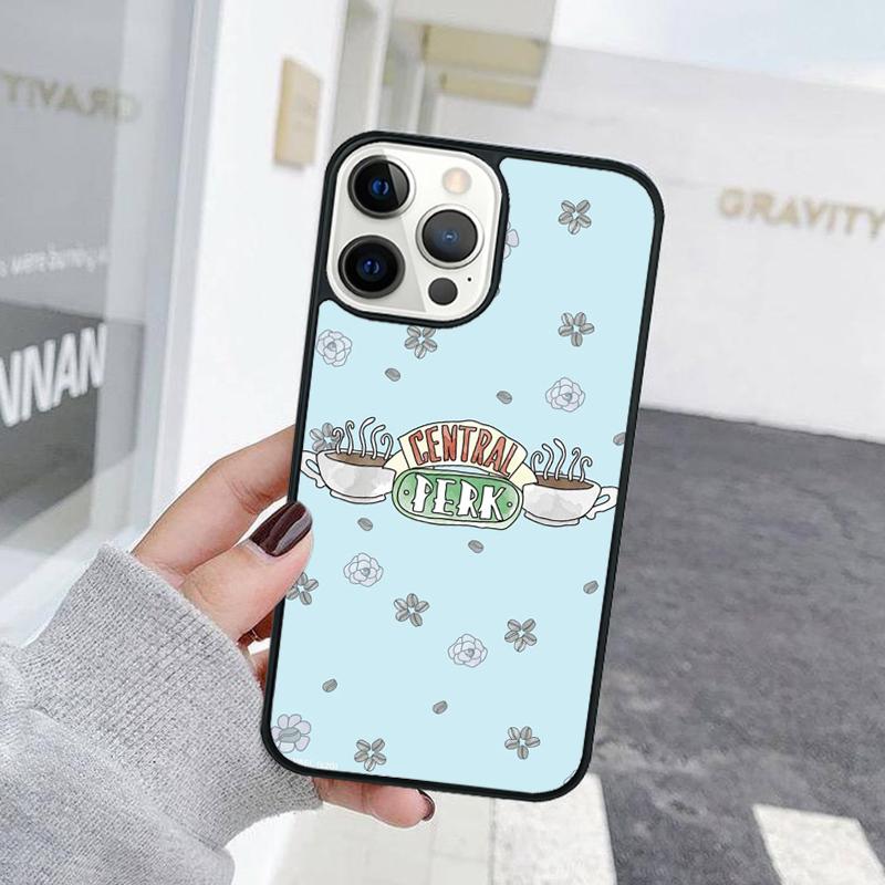 Friends Central Perk Poster Phone Case For iPhone 17 Air 15 16 Cover 11 13 14 Pro Max 12 Plus Max Fundas